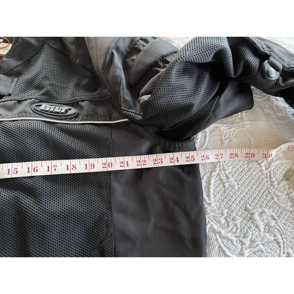 Bilt Mesh Padded Motorcycle Jacket Full Zip Black Biker Pockets Ladies XL *READ* - Picture 5 of 16
